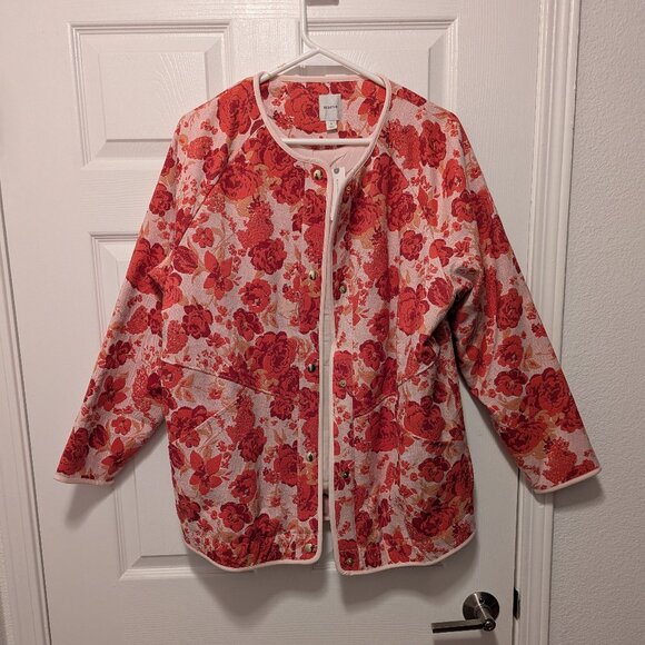 Maeve by Anthropologie Floral Button Up Jacket - Picture 1 of 7
